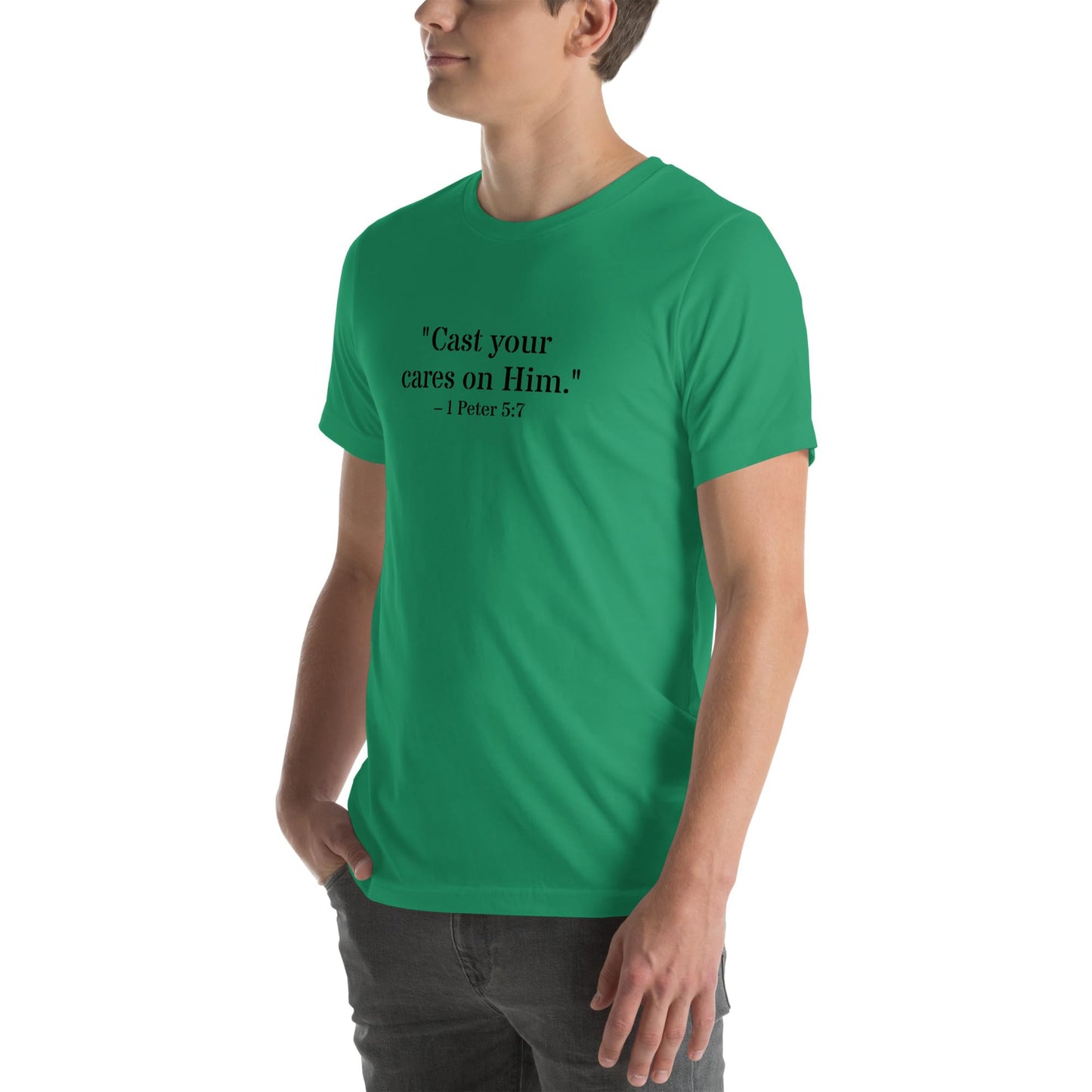 1 Peter 5:7 Christian Unisex T-Shirt
