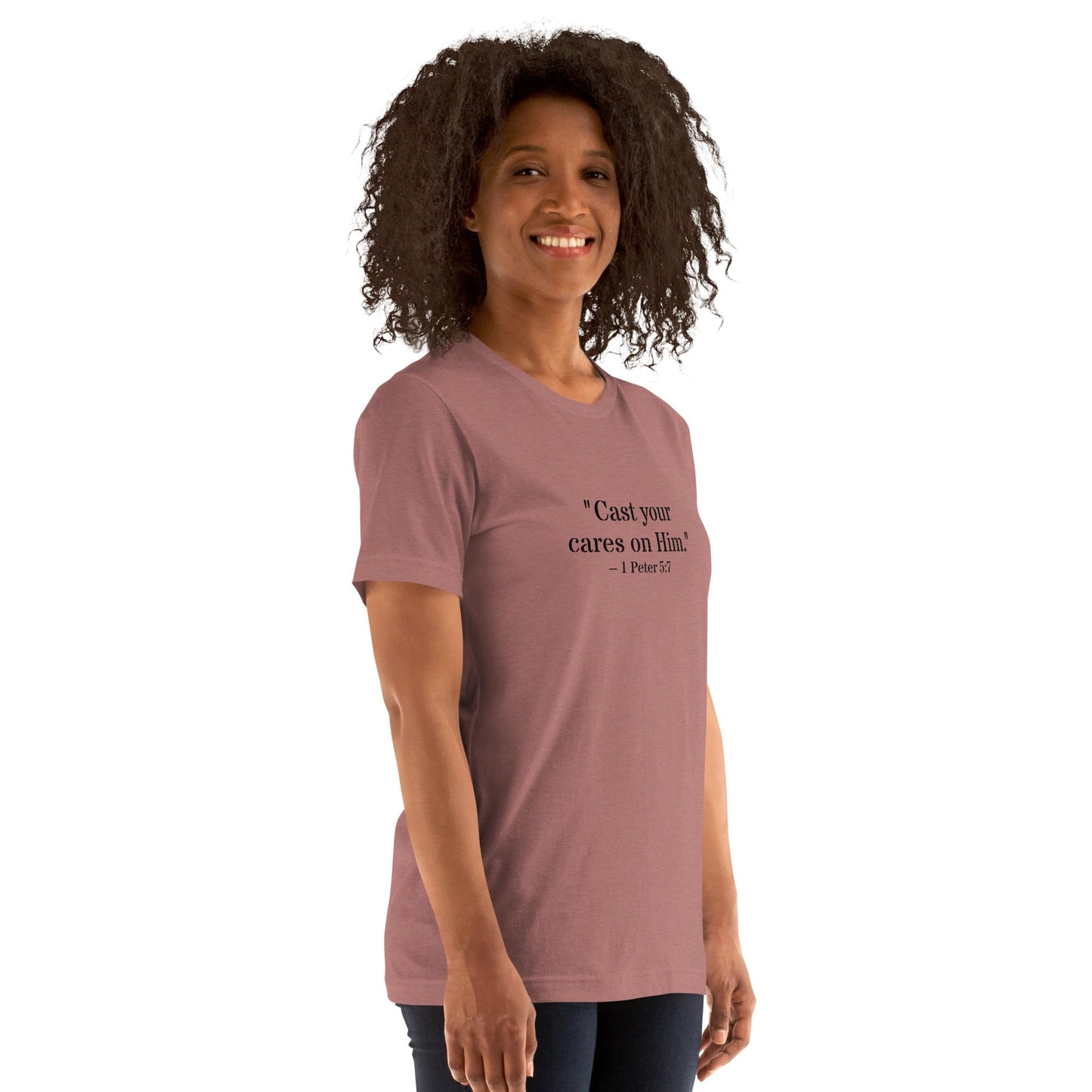 1 Peter 5:7 Christian Unisex T-Shirt