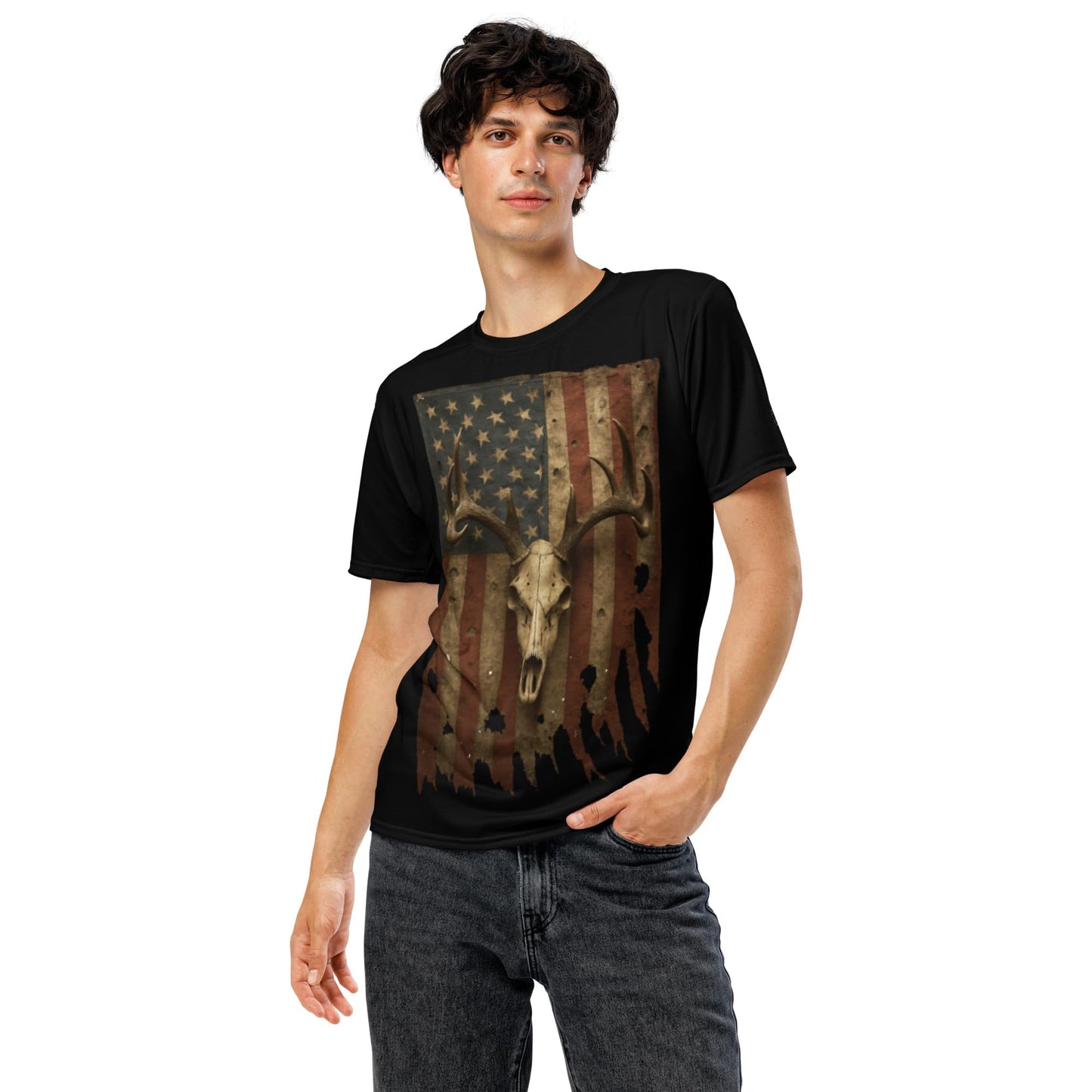 Christian Prayer All-Over Print T-Shirt Black