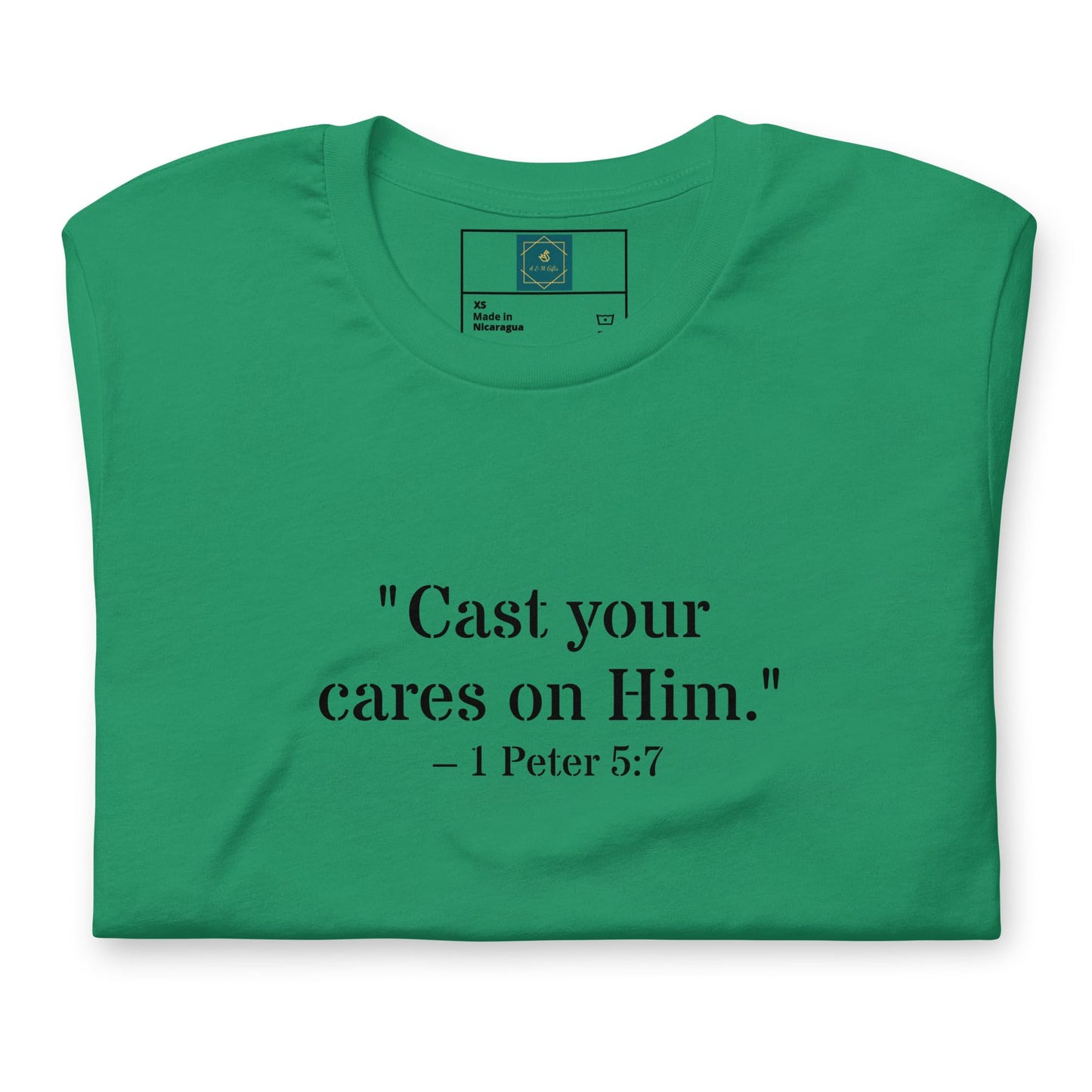 1 Peter 5:7 Christian Unisex T-Shirt