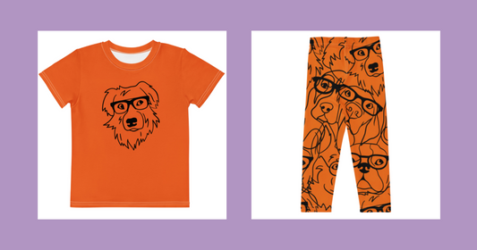 Orange Tshirt and Leggings Bundle