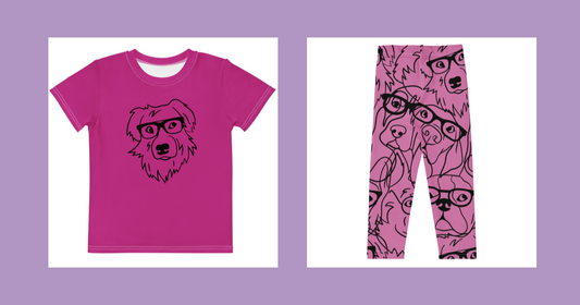 Purple Tshirt and Legging Bundle