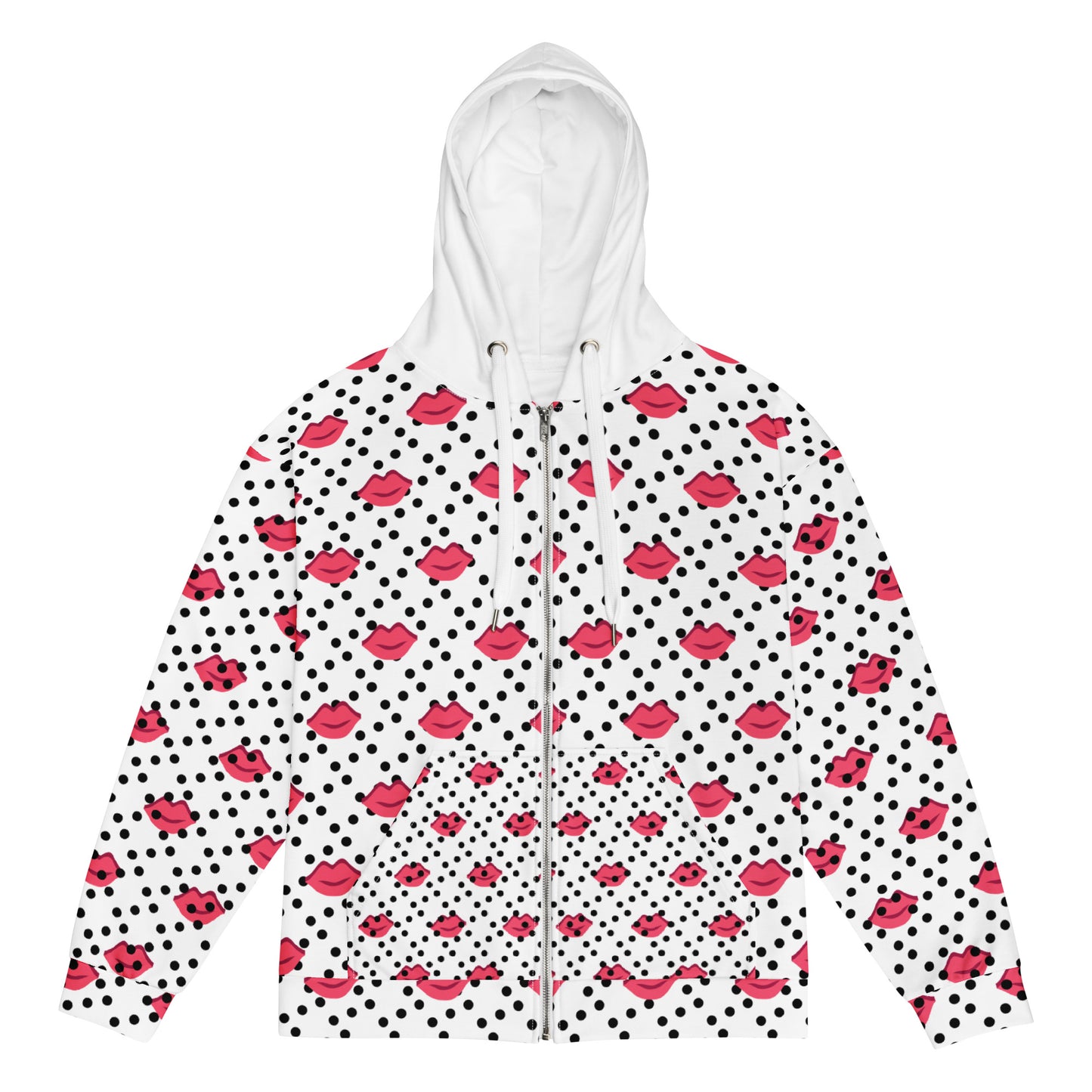 Kiss Zip Hoodie By Caps Junction