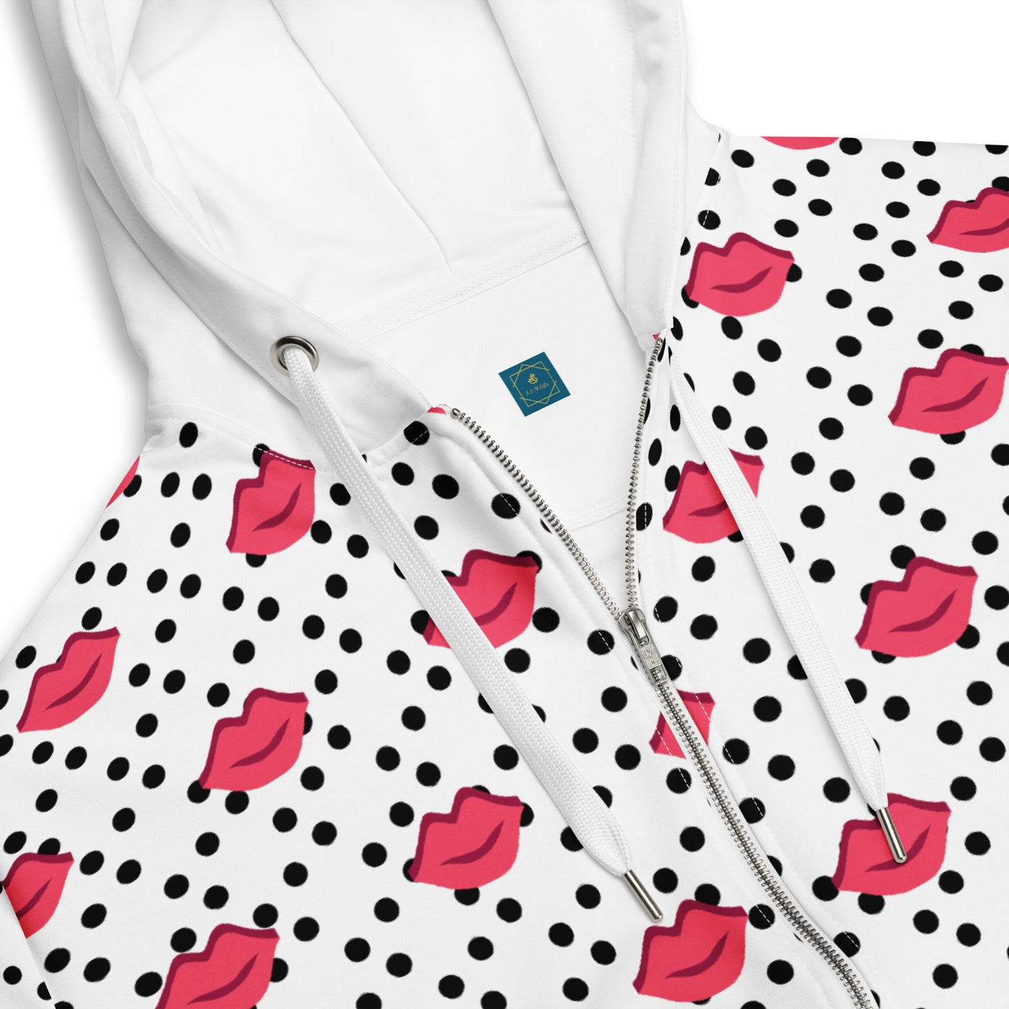 Kiss Zip Hoodie By Caps Junction