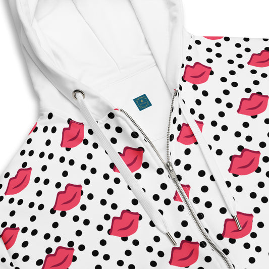 Kiss Zip Hoodie By Caps Junction