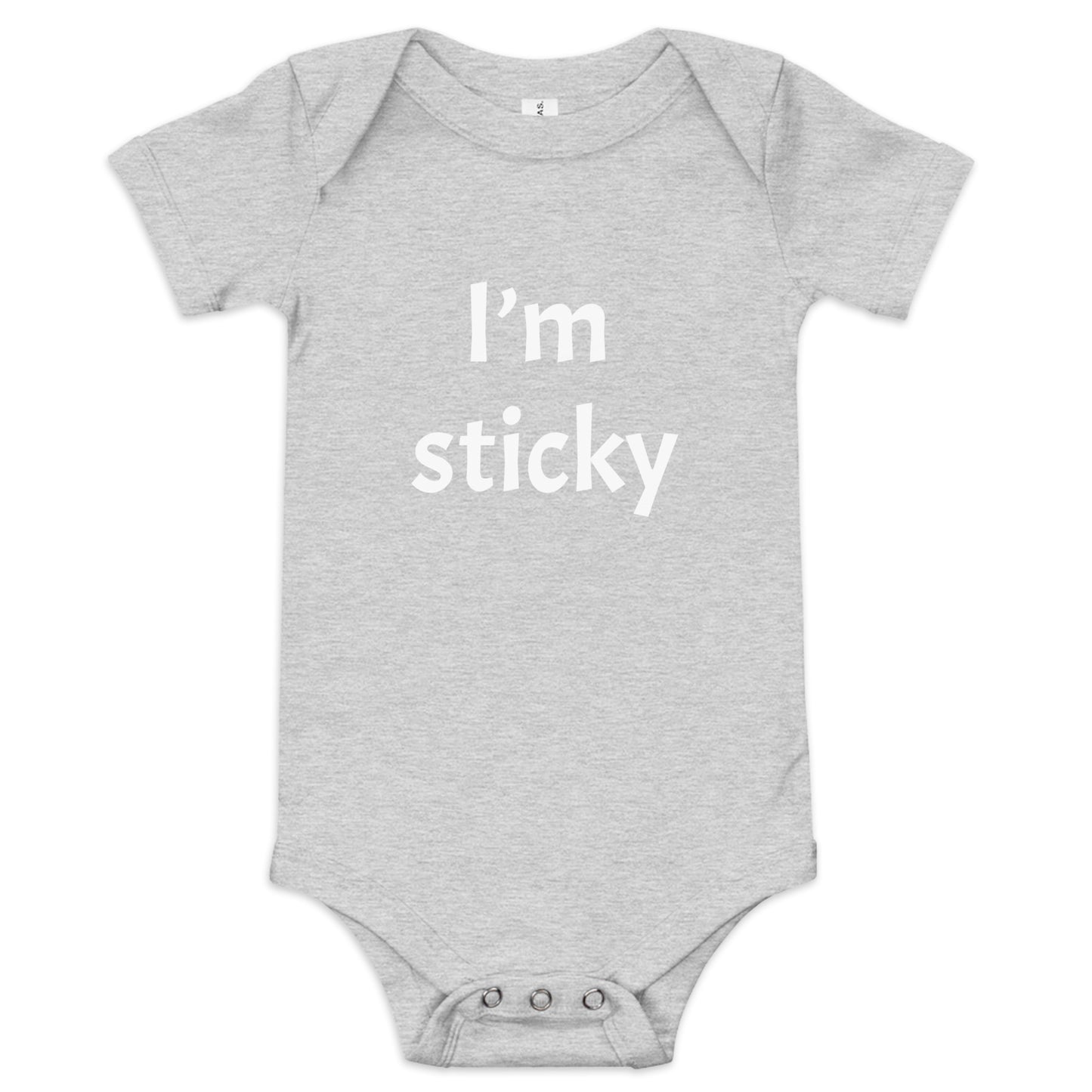 Sarcastic Baby “I’m sticky” Onesie