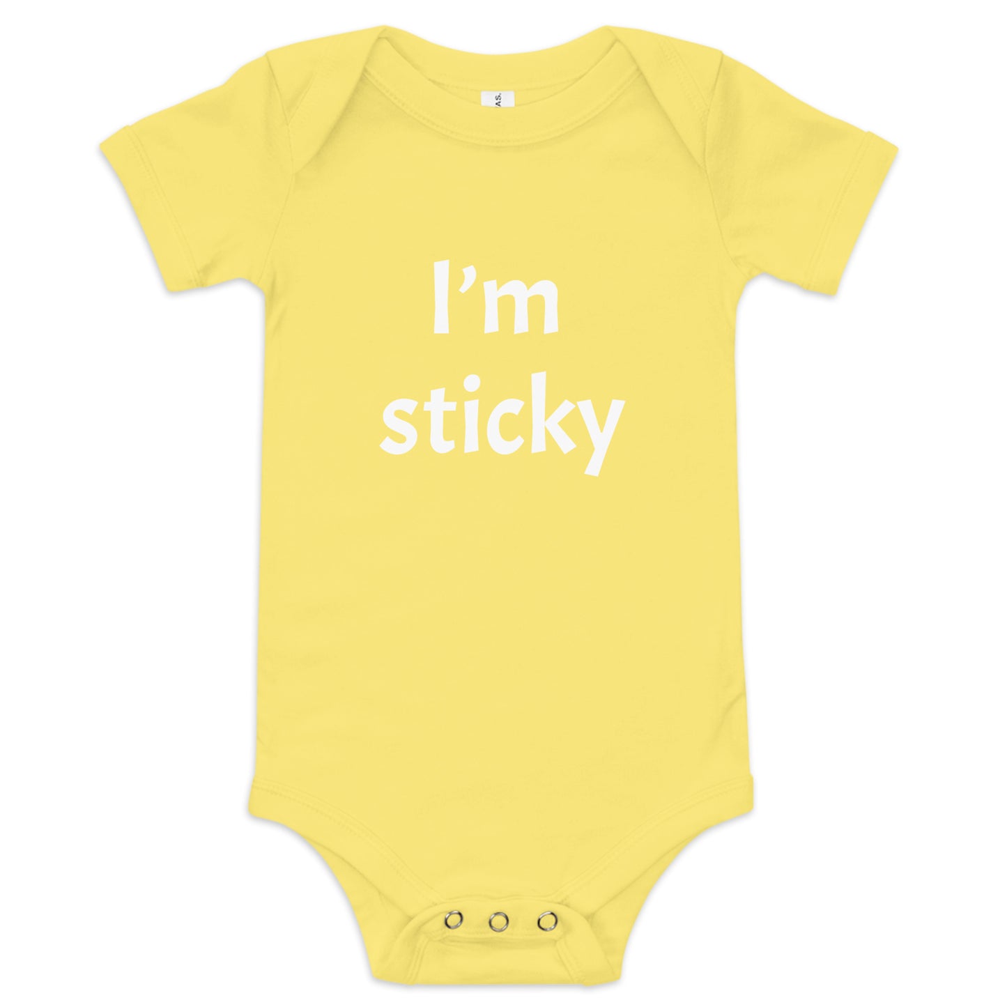 Sarcastic Baby “I’m sticky” Onesie