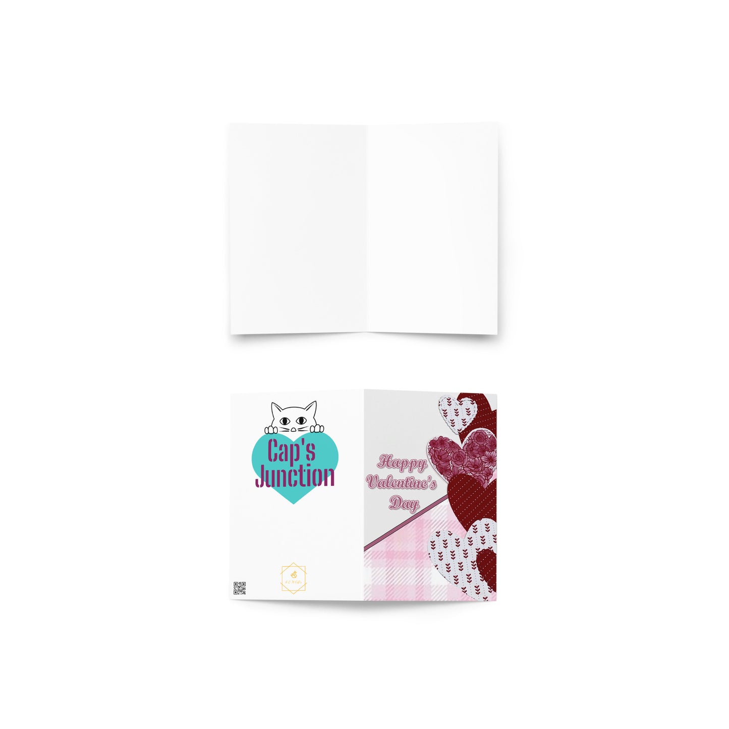Valentine's Day Card 4x6 By Caps Junction