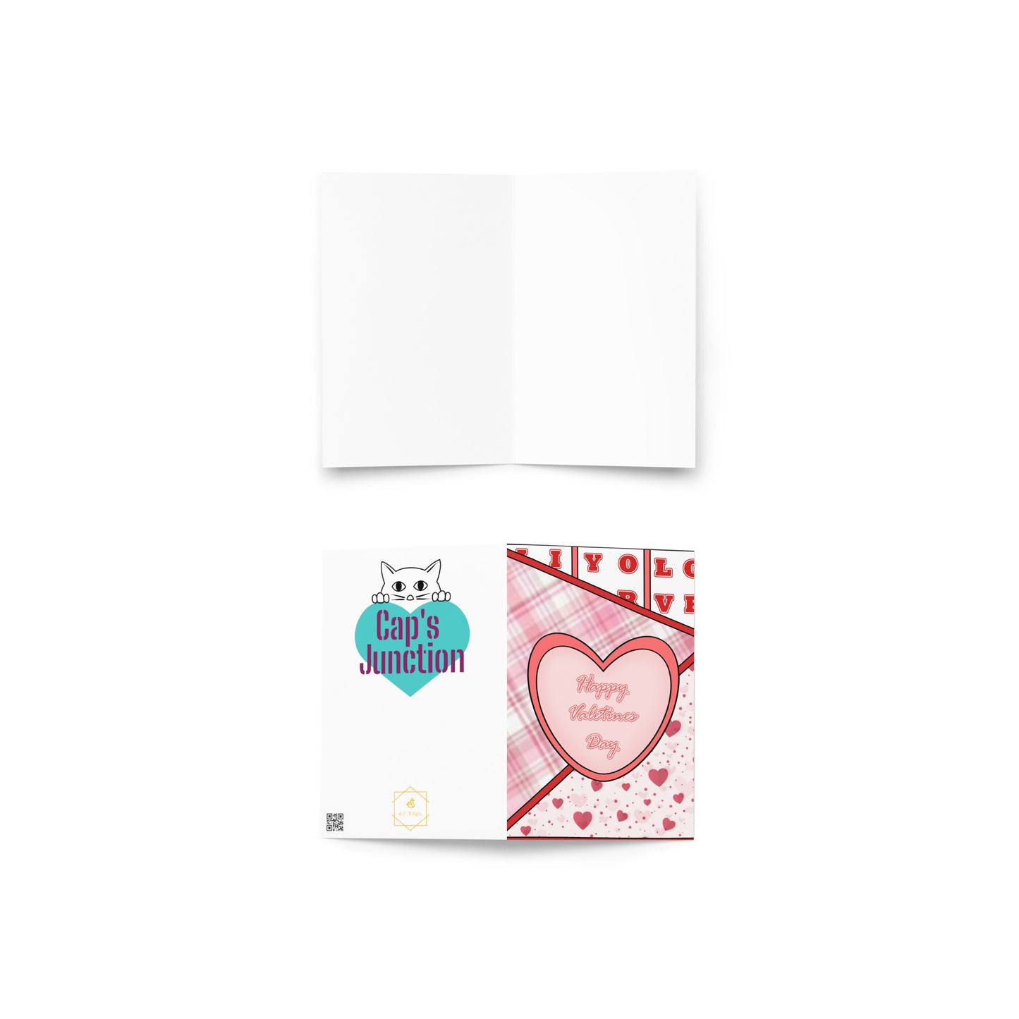 Valentine's Day Card 4x6 By Caps Junction
