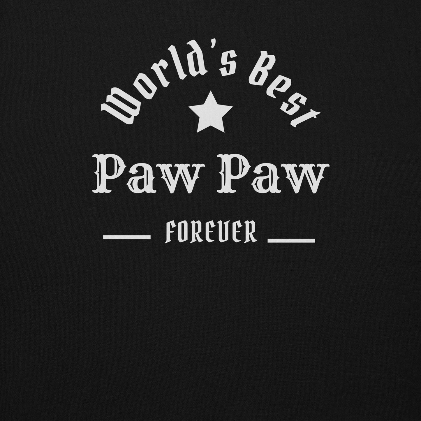 The World's Best Paw Paw Unisex Hoodie