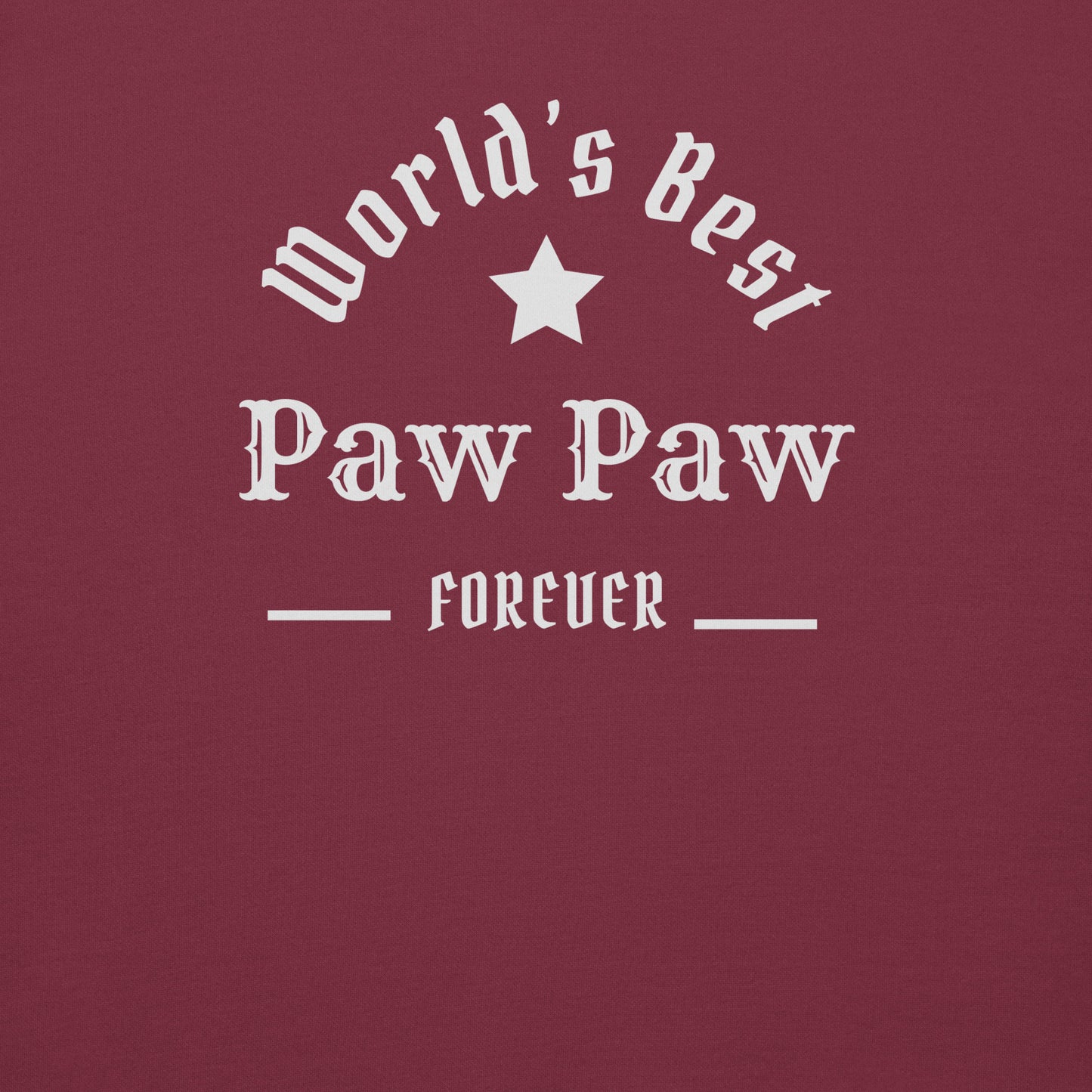 The World's Best Paw Paw Unisex Hoodie