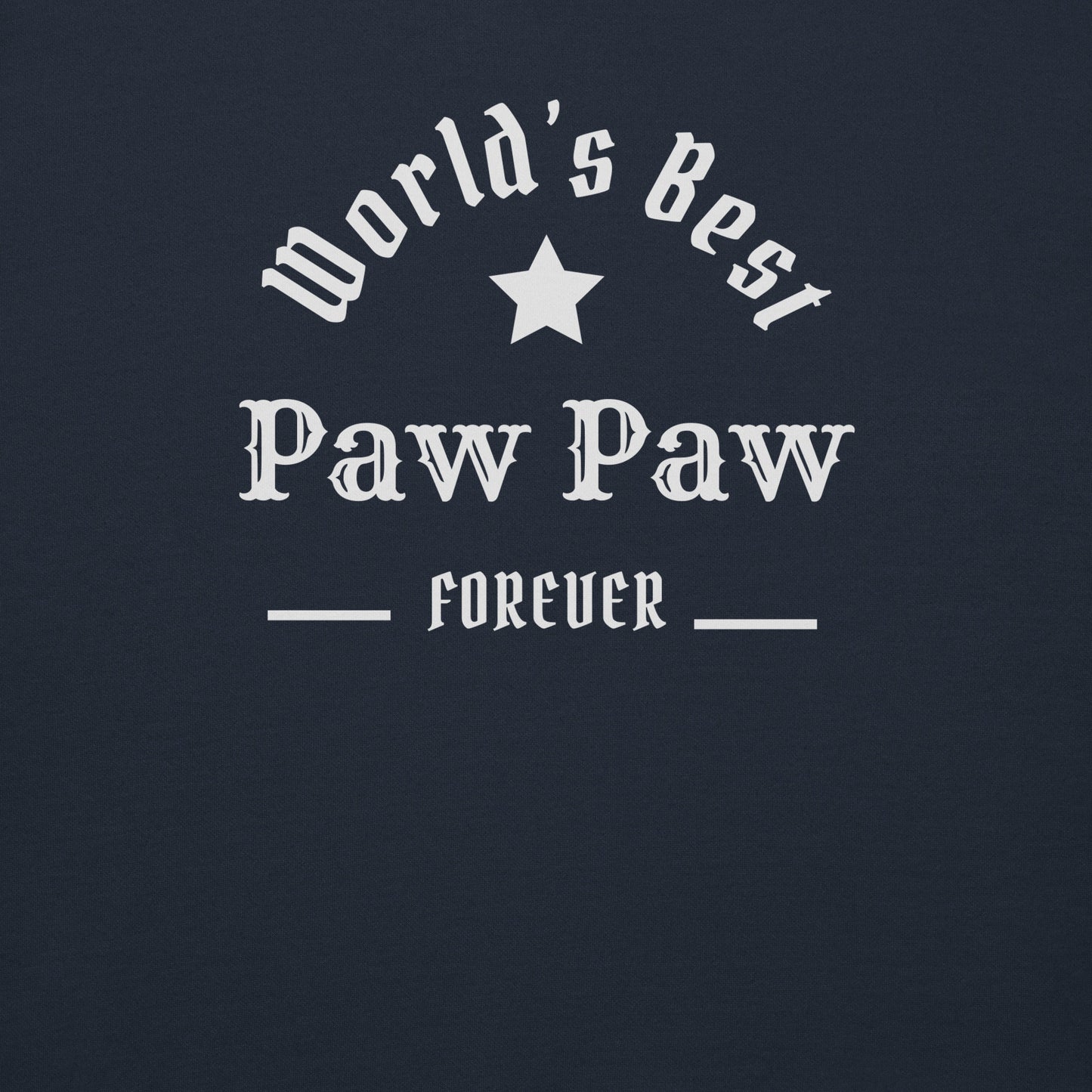 The World's Best Paw Paw Unisex Hoodie