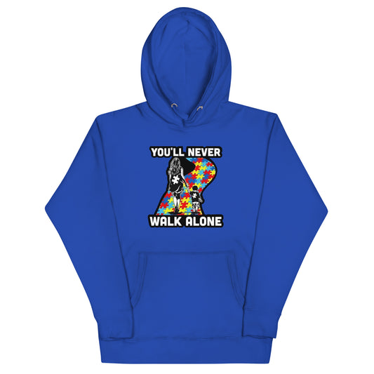 "You Will Never Walk Alone" Unisex Hoodie By Caps Junction