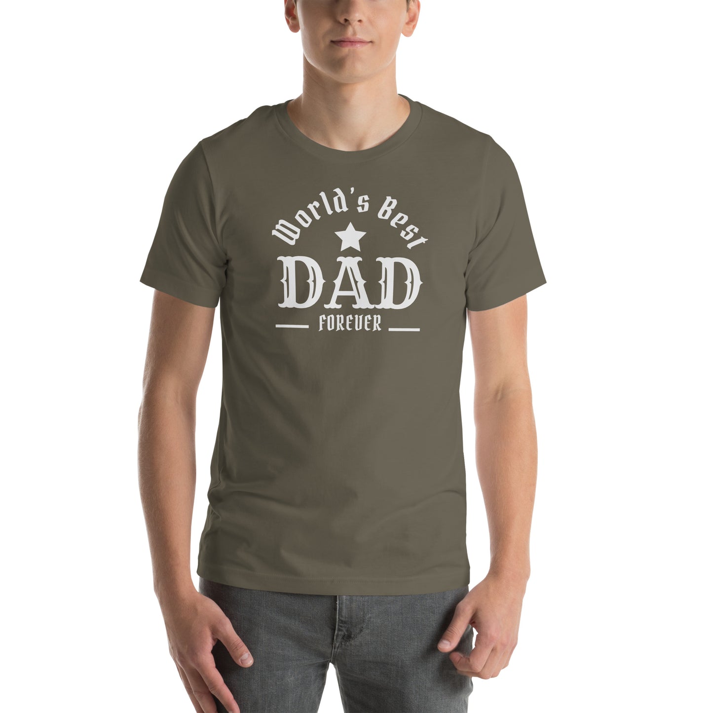 The World's Best DAD Unisex t-shirt