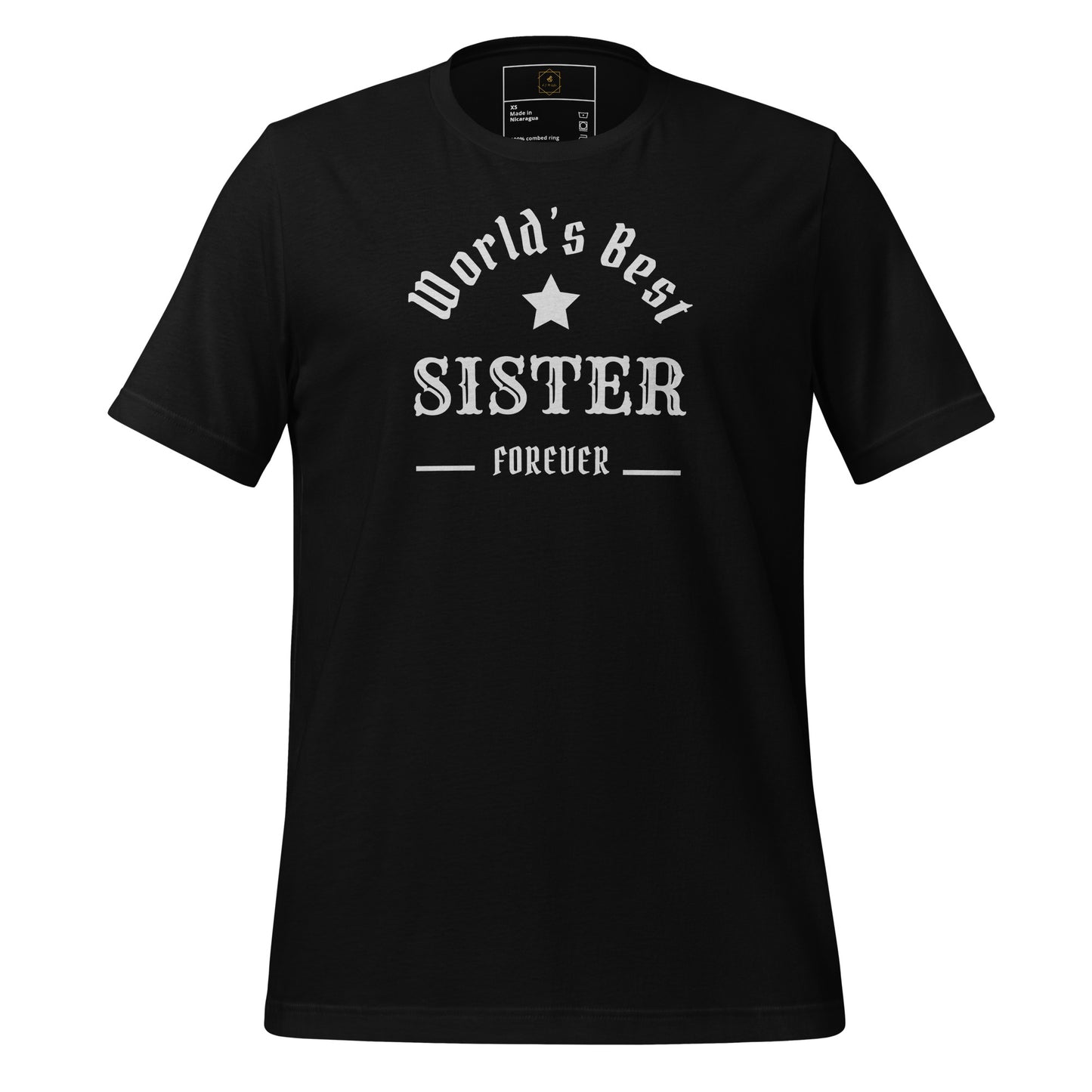 The World's Best SISTER Unisex t-shirt