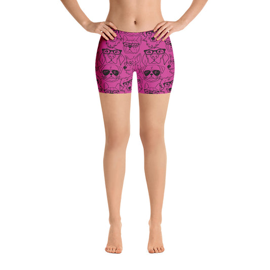 Lili's Dogs Purple Shorts for Adults