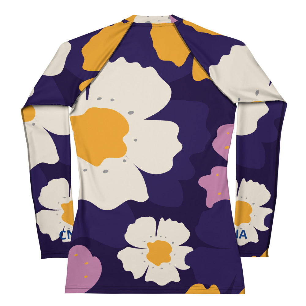 CNA Flowers for the Day Women's Rash Guard