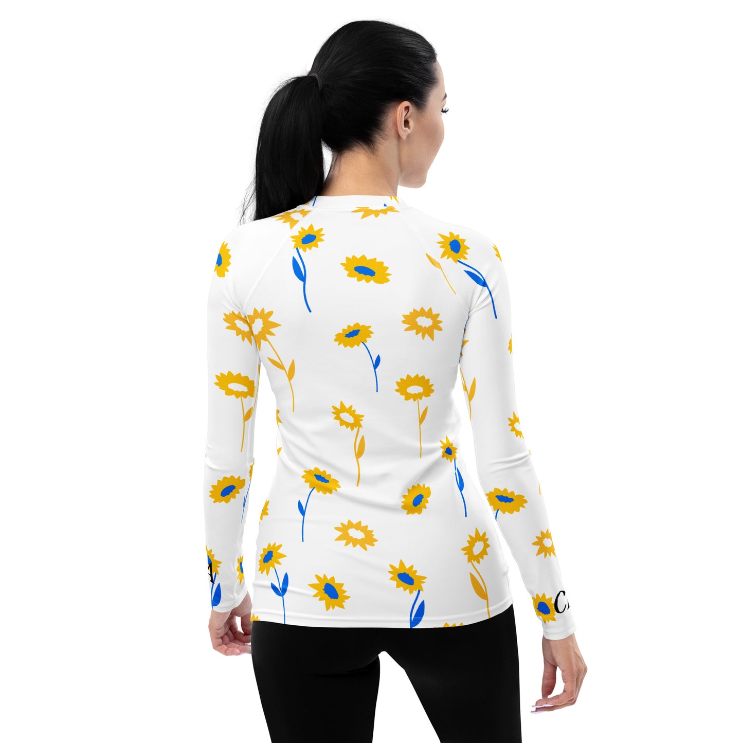 CNA Rash Guard Long Sleeve Sun Flowers