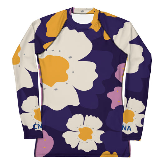 CNA Flowers for the Day Women's Rash Guard