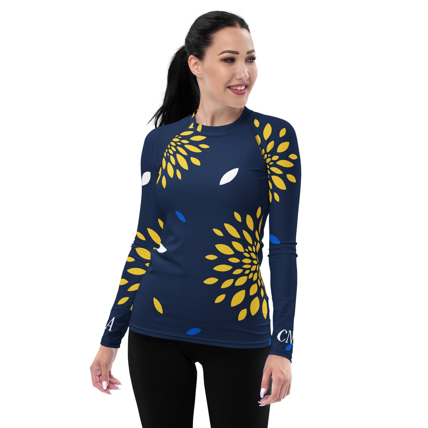 CNA Rash Guard Long Sleeve Flower Petals
