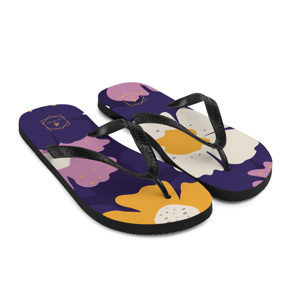 Flowers Flip-Flops By Caps Junction