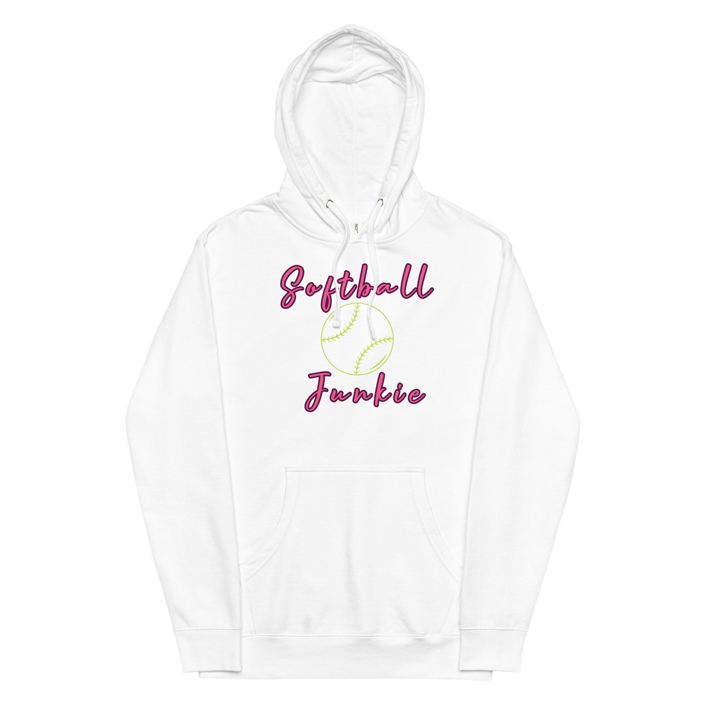 Softball Junkie Midweight Hoodie By Caps Junction