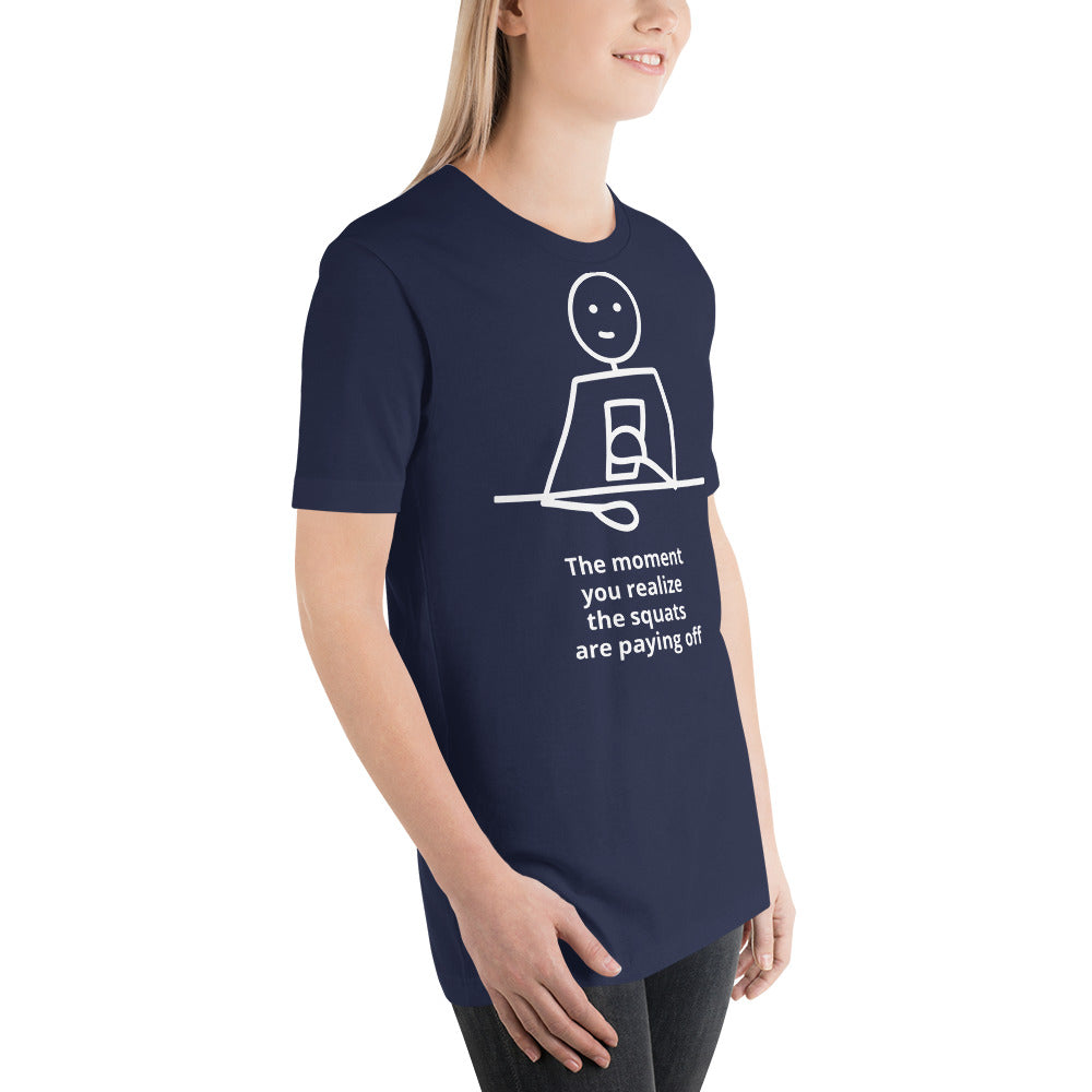 Stickman Solved Unisex T-shirt By Caps Junction