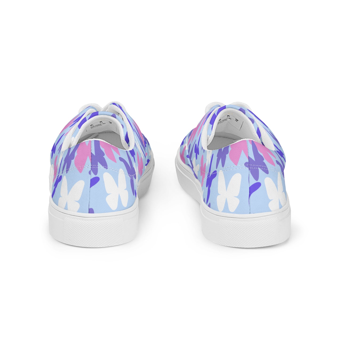 Butterflies Women’s Lace-up Canvas Shoes By Caps Junction