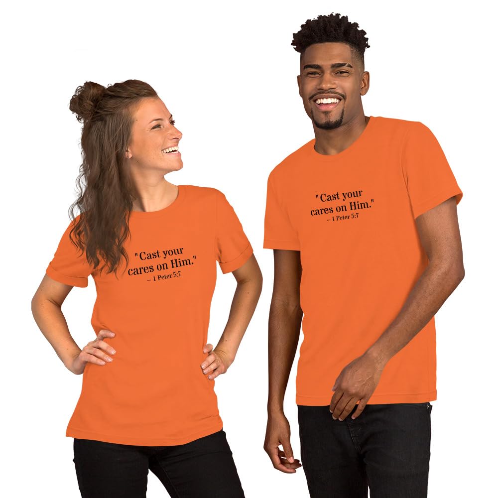 1 Peter 5:7 Christian Unisex T-Shirt