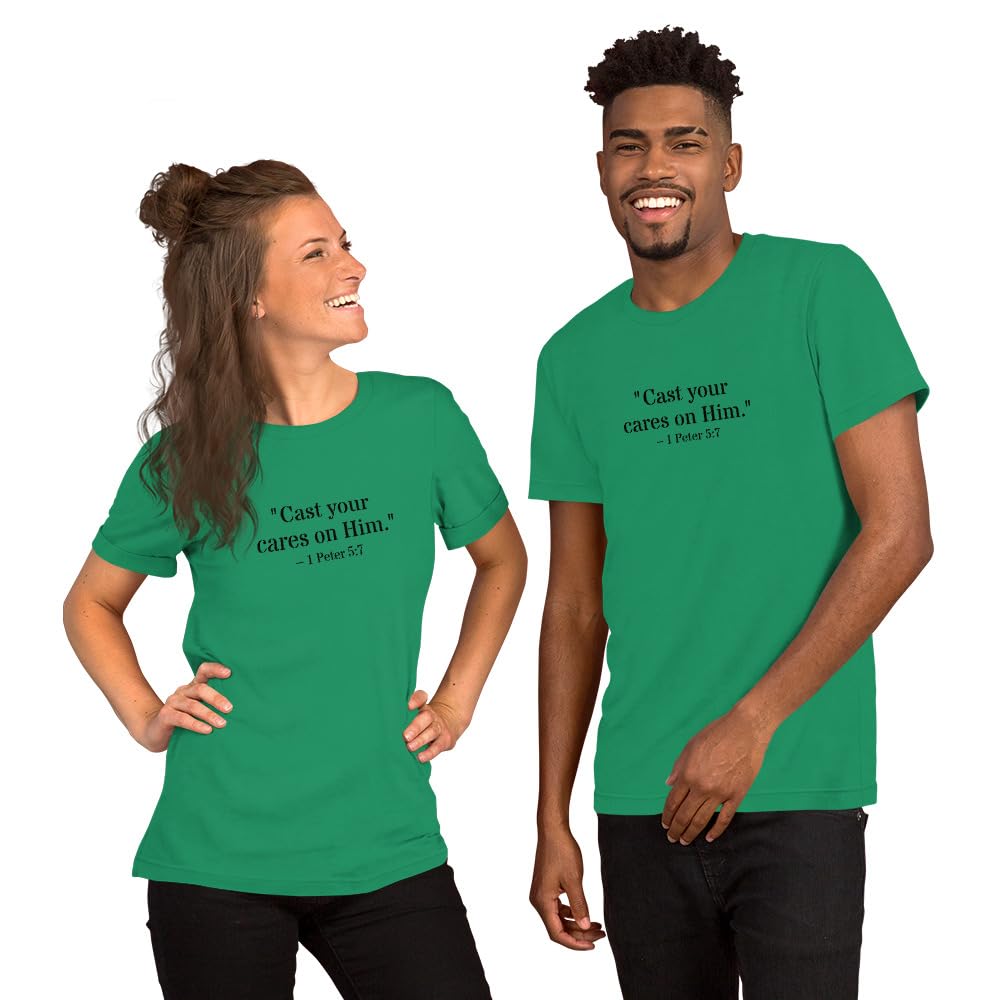 1 Peter 5:7 Christian Unisex T-Shirt