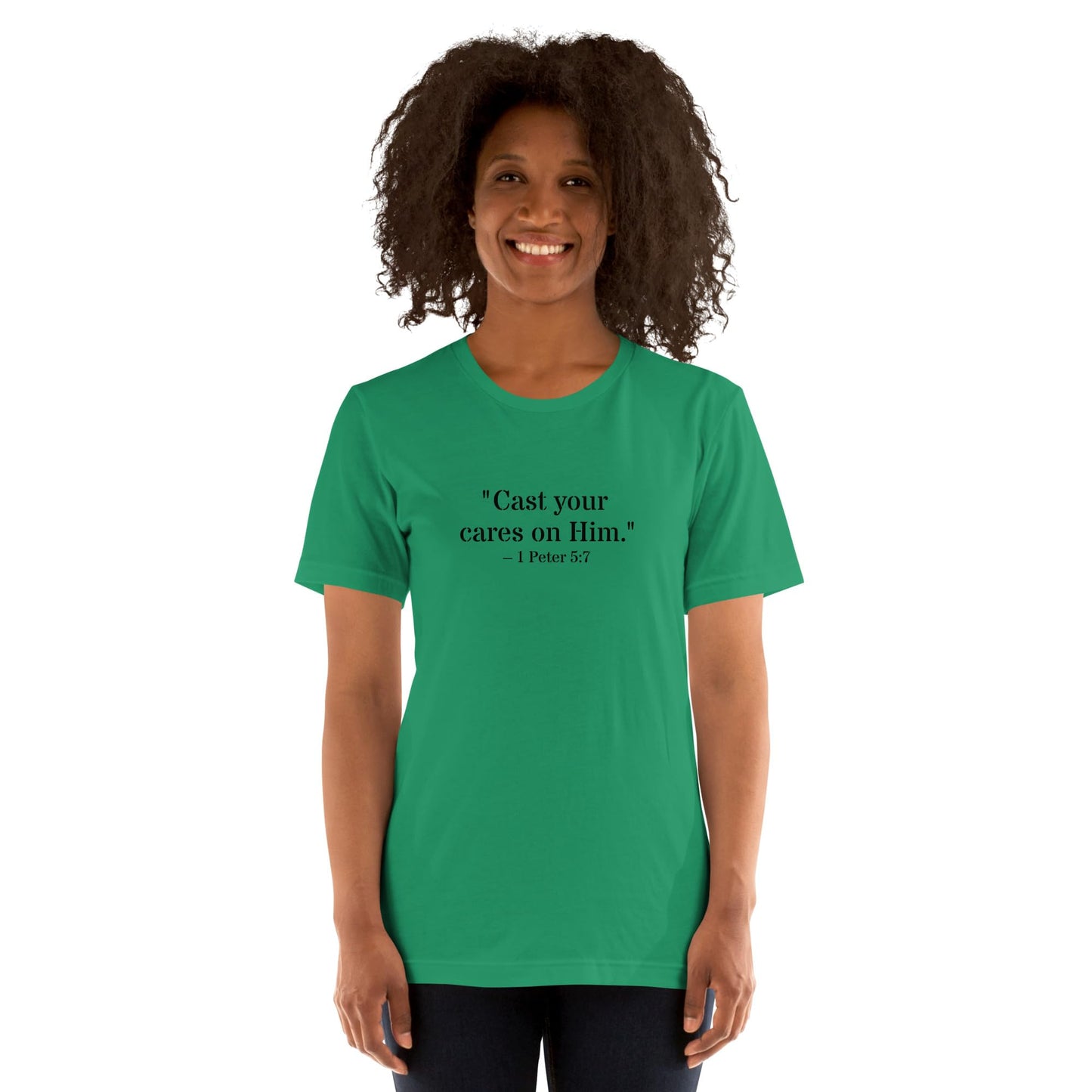 1 Peter 5:7 Christian Unisex T-Shirt
