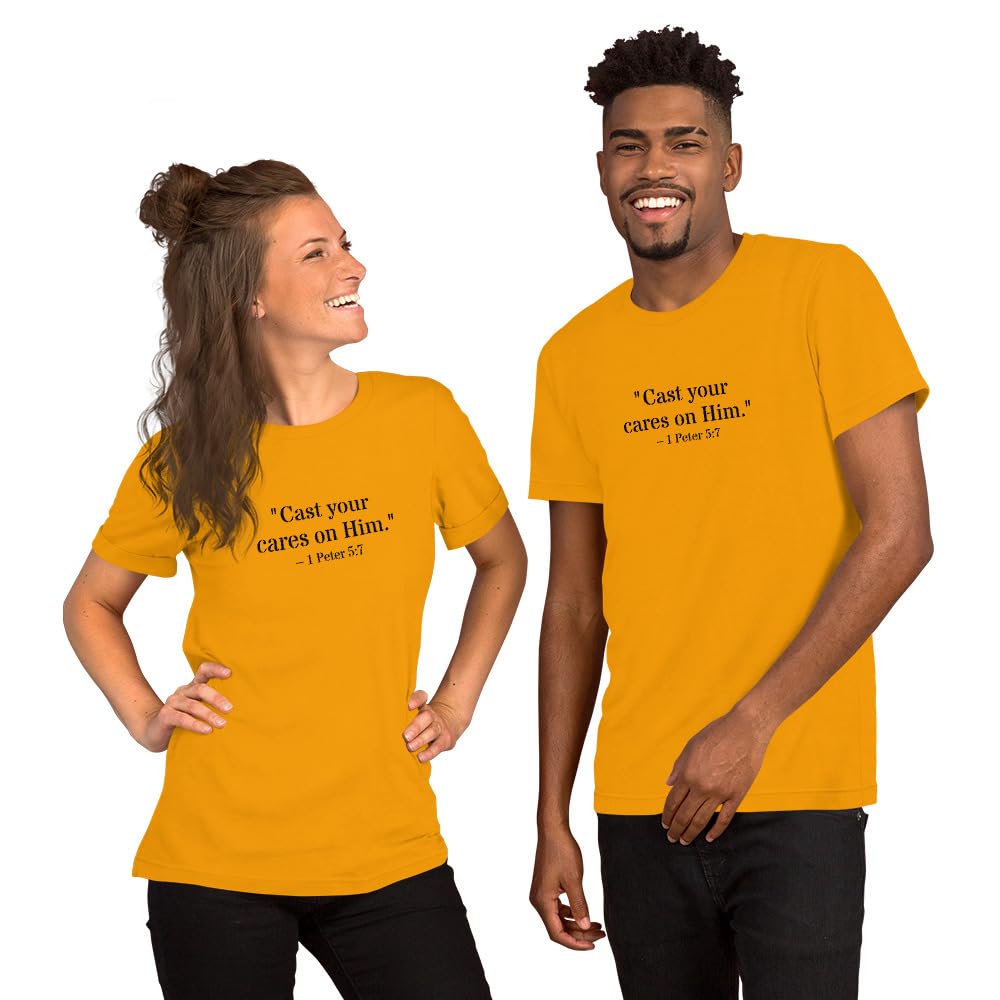 1 Peter 5:7 Christian Unisex T-Shirt