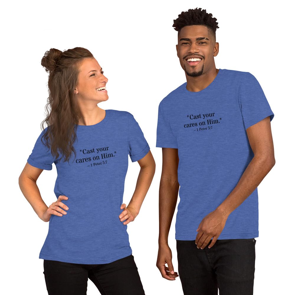 1 Peter 5:7 Christian Unisex T-Shirt