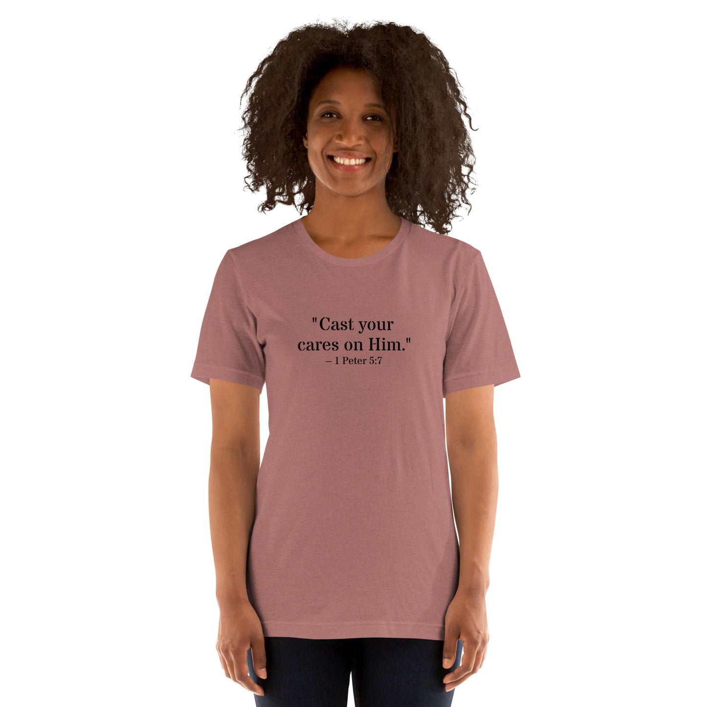 1 Peter 5:7 Christian Unisex T-Shirt