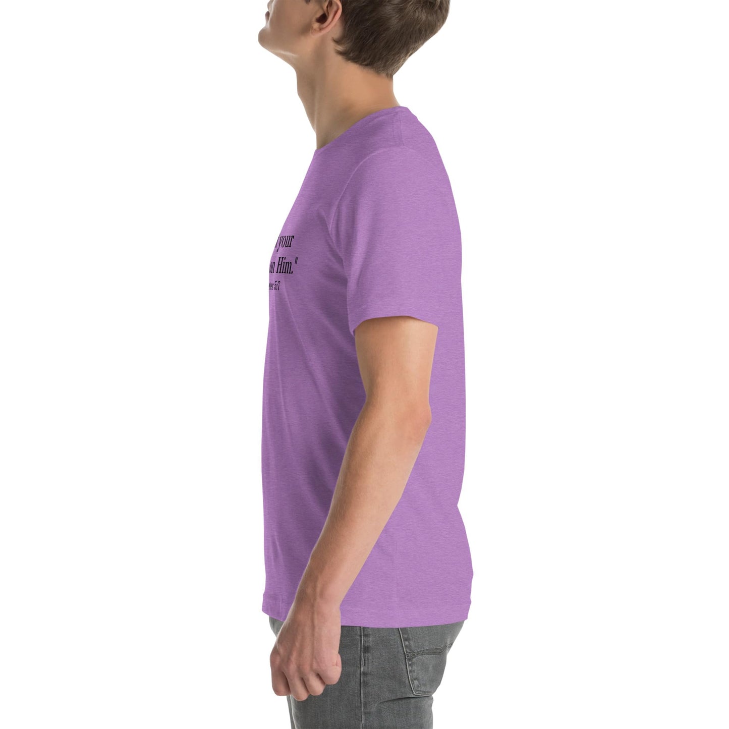 1 Peter 5:7 Christian Unisex T-Shirt
