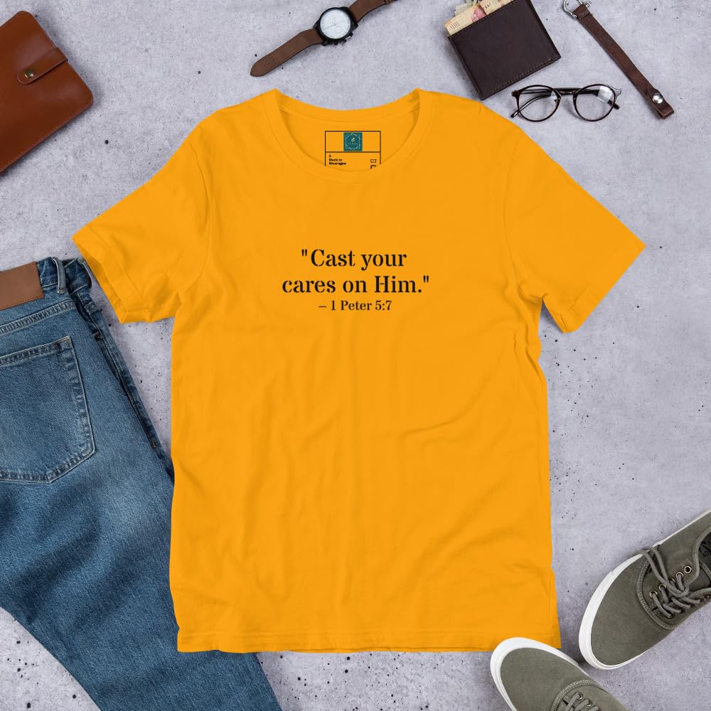 1 Peter 5:7 Christian Unisex T-Shirt