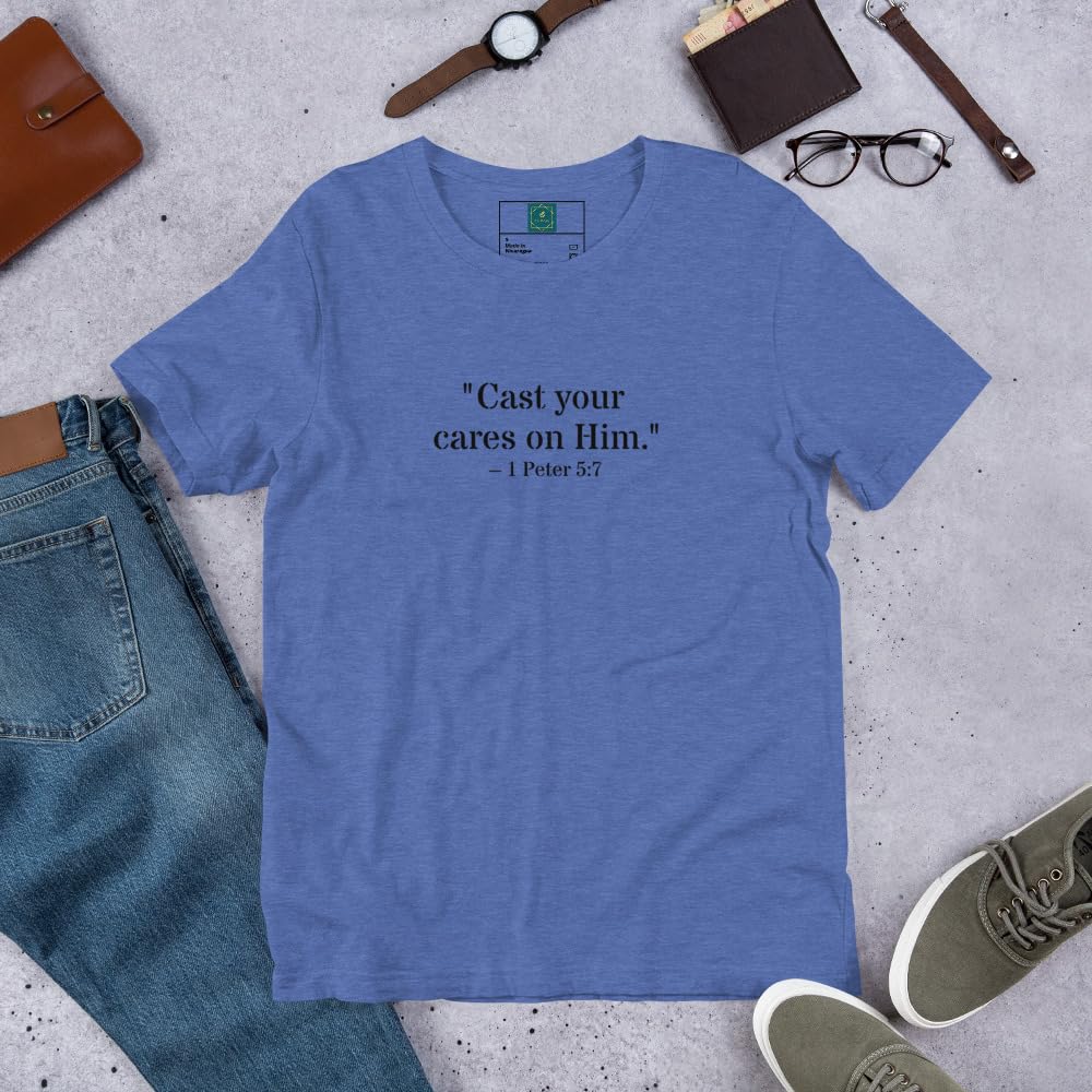 1 Peter 5:7 Christian Unisex T-Shirt