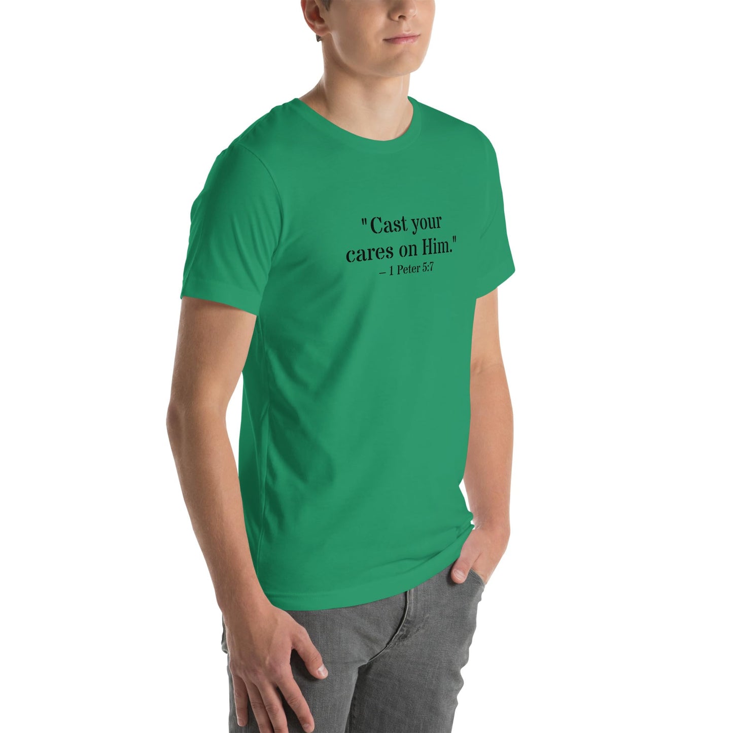 1 Peter 5:7 Christian Unisex T-Shirt