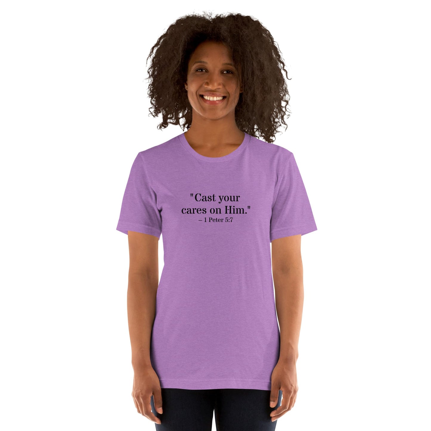 1 Peter 5:7 Christian Unisex T-Shirt