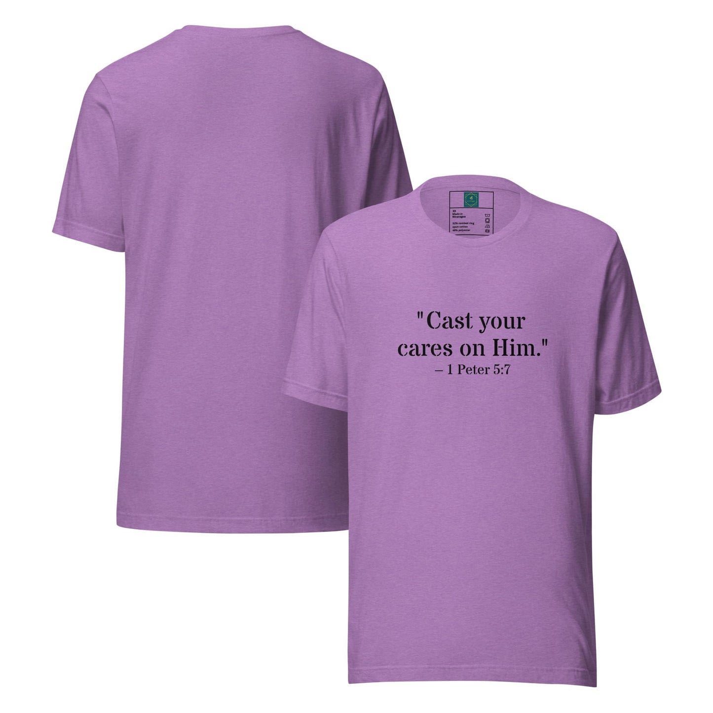 1 Peter 5:7 Christian Unisex T-Shirt