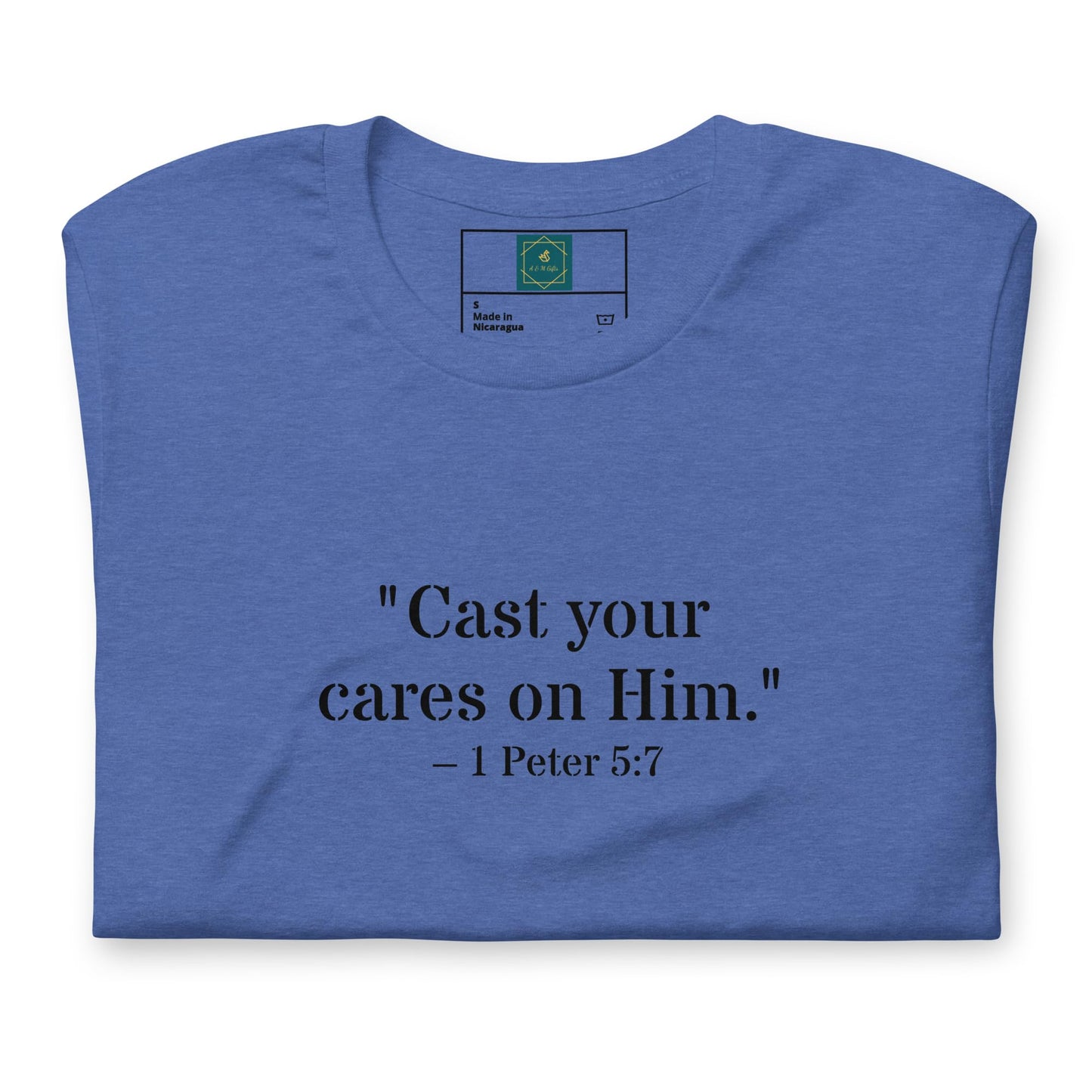 1 Peter 5:7 Christian Unisex T-Shirt