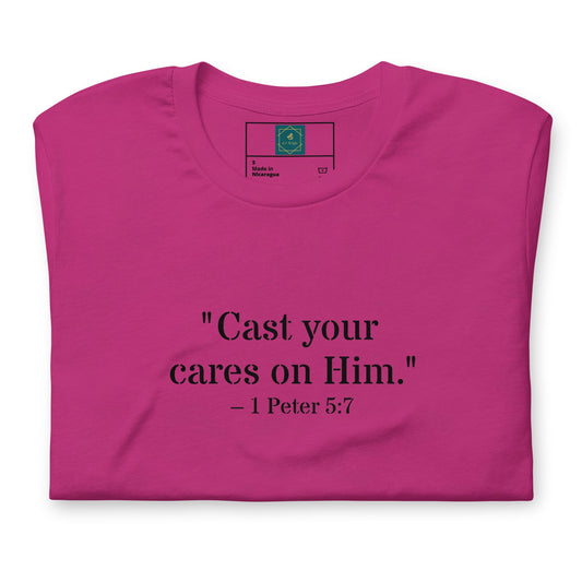 1 Peter 5:7 Christian Unisex T-Shirt