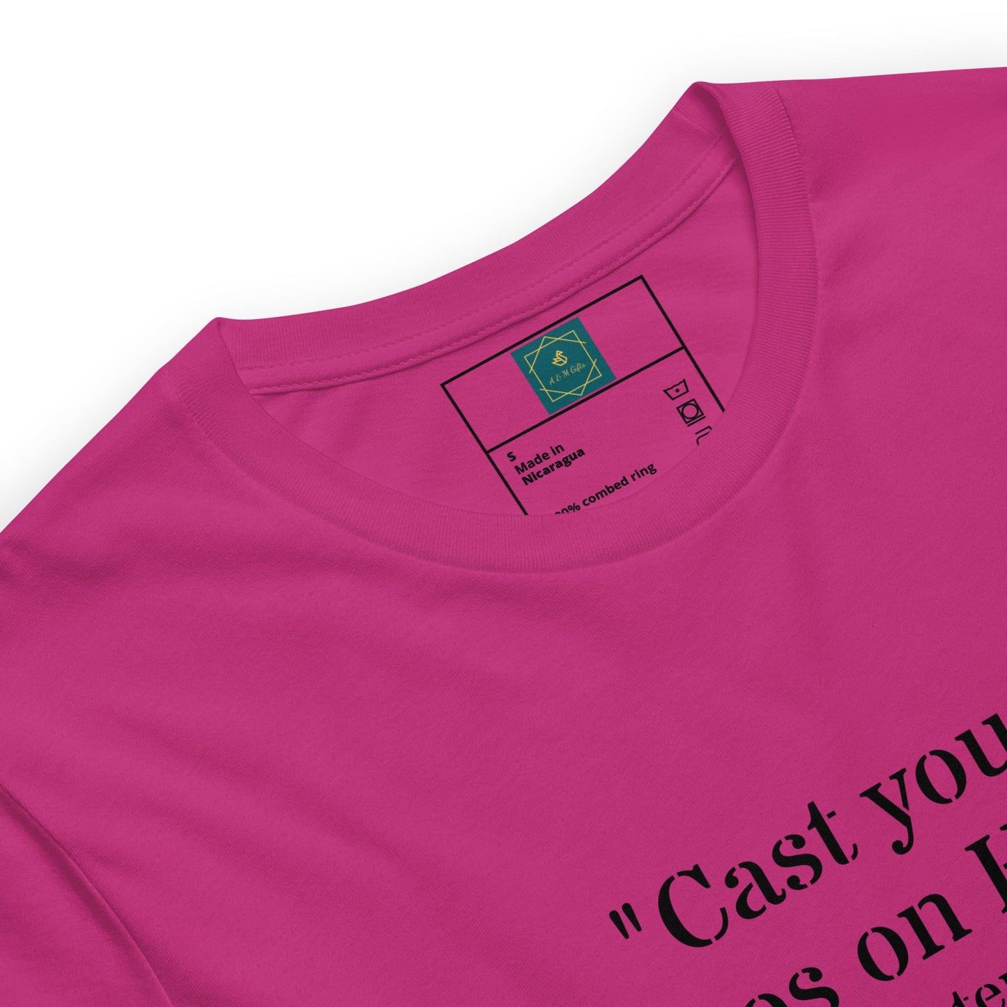 1 Peter 5:7 Christian Unisex T-Shirt