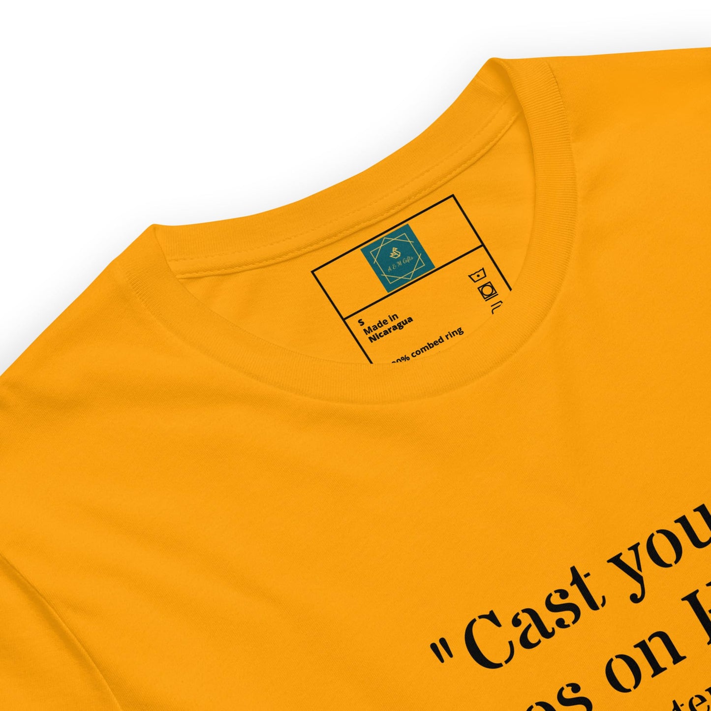 1 Peter 5:7 Christian Unisex T-Shirt