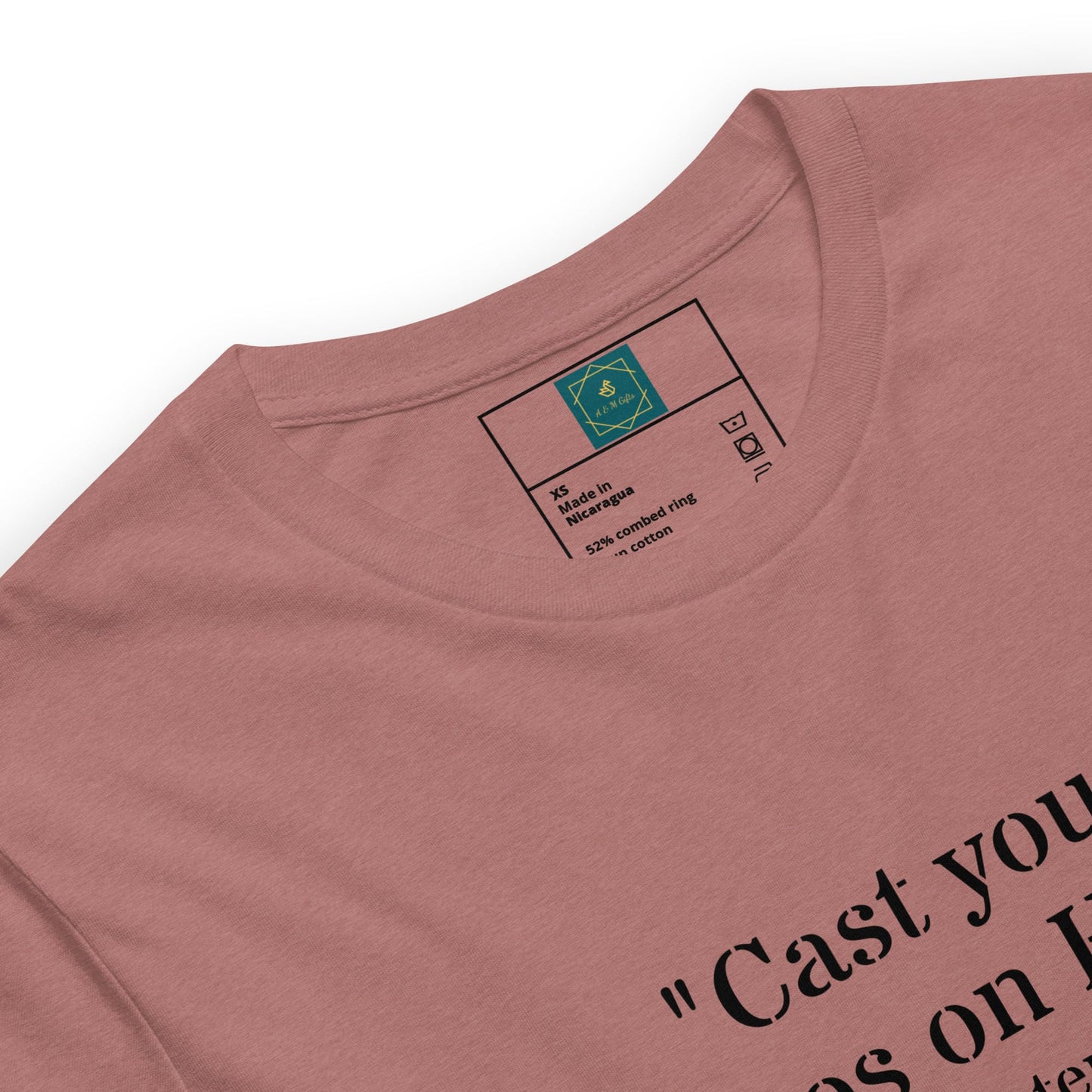 1 Peter 5:7 Christian Unisex T-Shirt