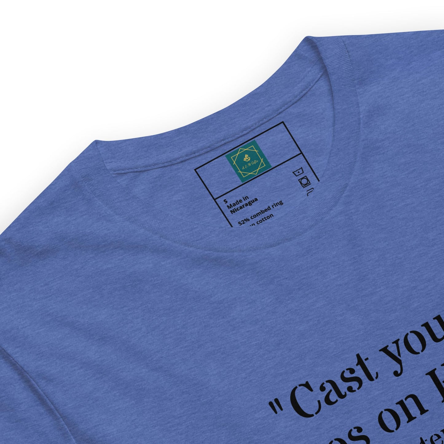 1 Peter 5:7 Christian Unisex T-Shirt
