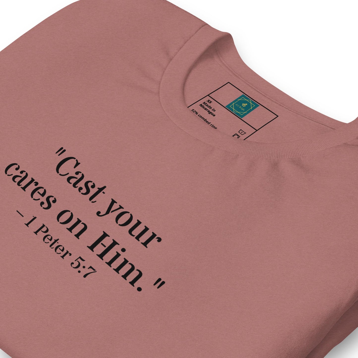 1 Peter 5:7 Christian Unisex T-Shirt