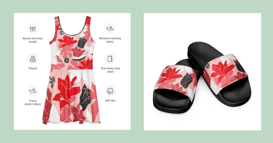 Dress and Slides by Yuuki's Corner