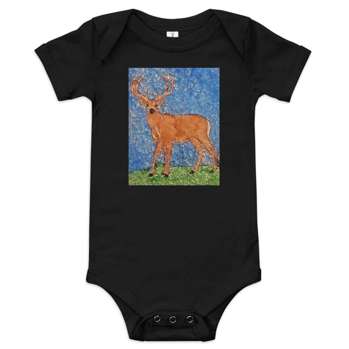 Resident Winner "Deer" Baby Short Sleeve One Piece