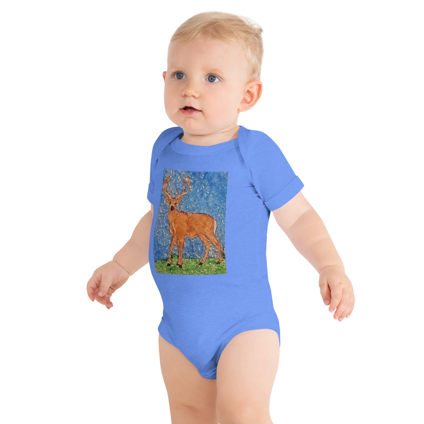 Resident Winner "Deer" Baby Short Sleeve One Piece